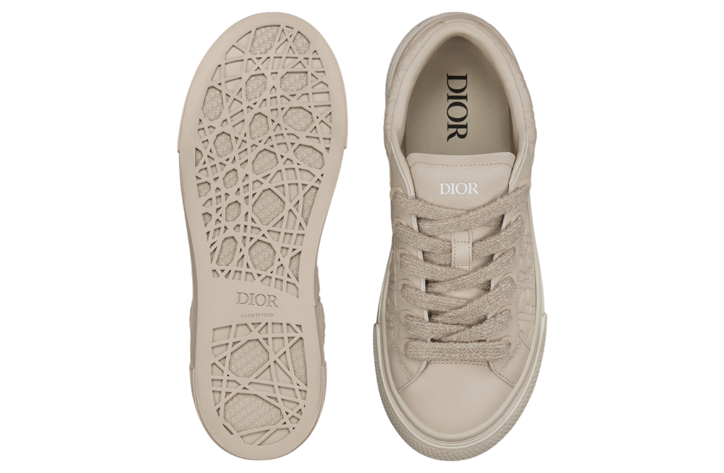 Men's Dior B33 Runner Beige Sneakers
