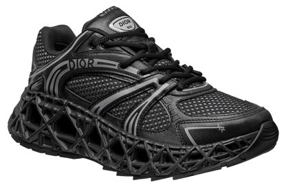 Men's Dior GreyBlack Mesh and Rubber B35 NXXT Black Sneakers