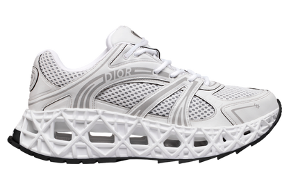 Men's Dior GreyBlack Mesh and Rubber B35 NXXT White Sneakers