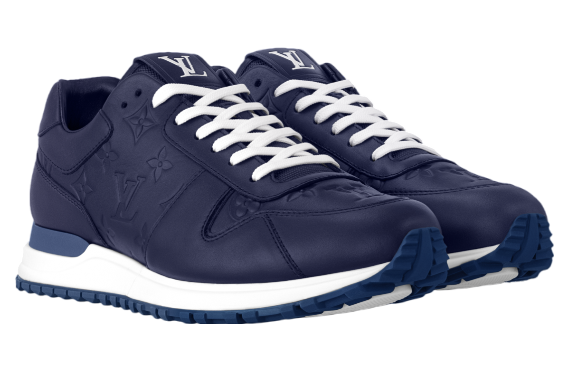 Men's Louis Vuitton Run Away Blue Sneakers