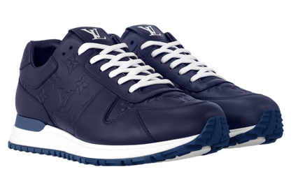 Men's Louis Vuitton Run Away Blue Sneakers