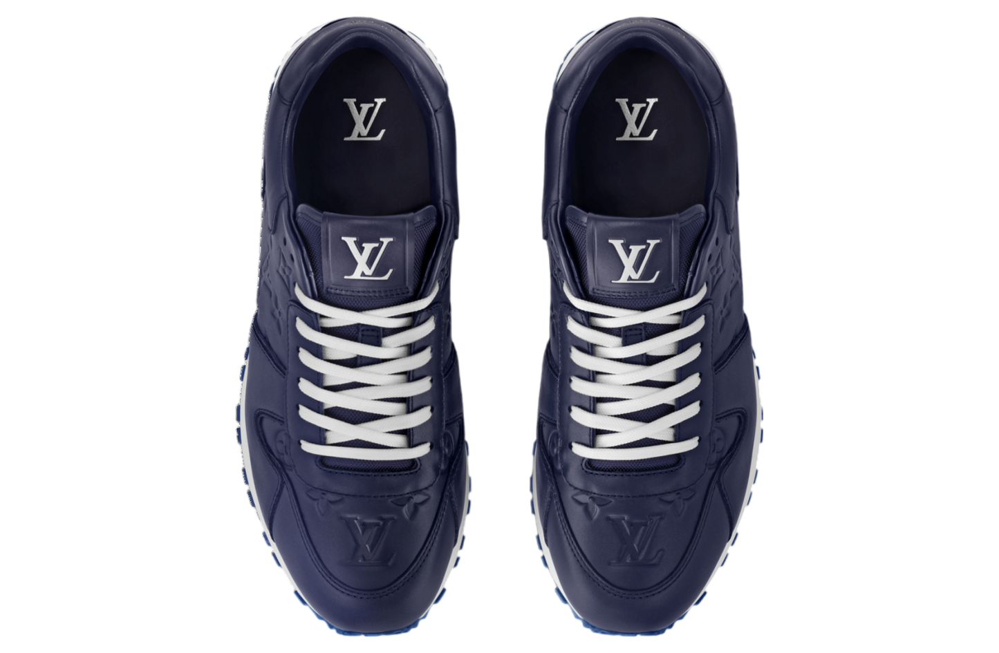 Men's Louis Vuitton Run Away Blue Sneakers