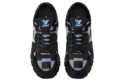Men's Louis Vuitton Run Away Damier Black Sneakers