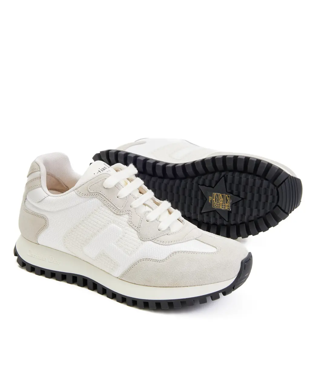 Men's Dior Chrono Grey White Sneakers