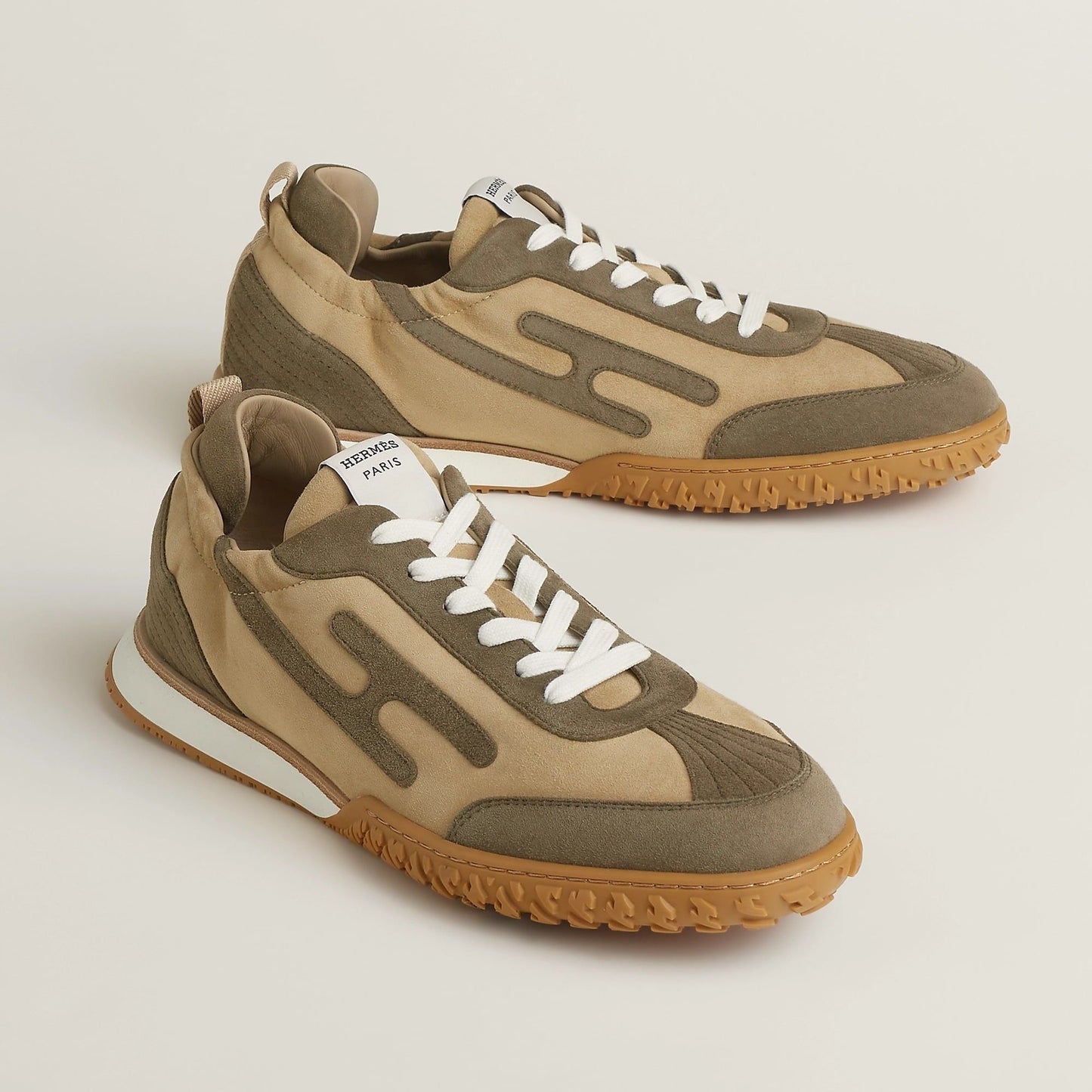 Men's Hermes Jet 'Beige Lin' Sneakers