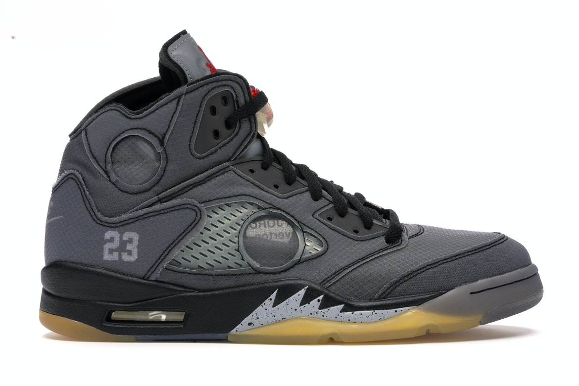 Men's Nike Air Jordan 5 Retro Off-White Muslin Shoes