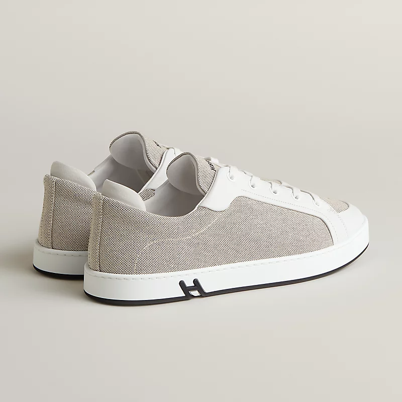 Men's Hermes Plum White Sneakers