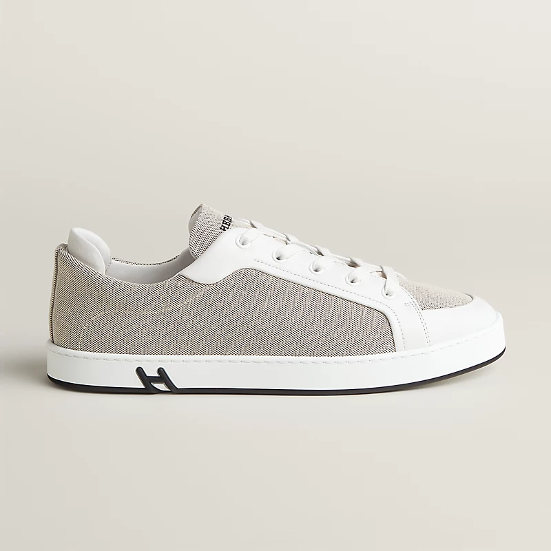 Men's Hermes Plum White Sneakers