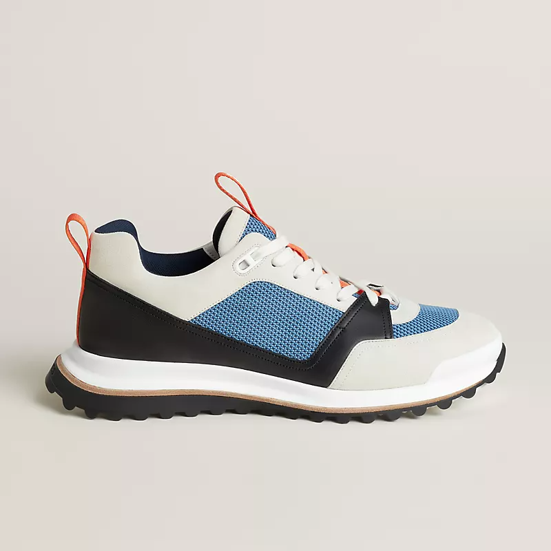 Men's Hermès Bouncing Multicolored Blue Sneakers