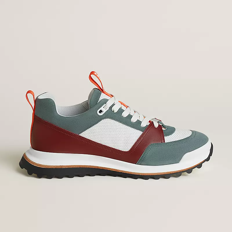 Men's Hermès Bouncing Multicolored Black Sneakers
