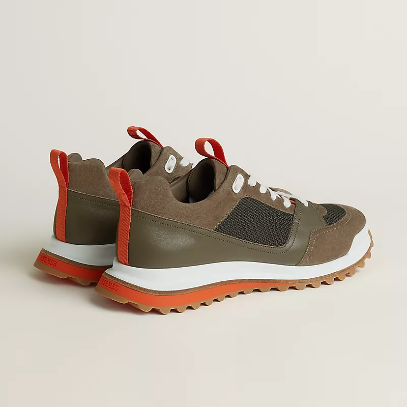 Men's Hermès Bouncing Tundra Green Sneakers