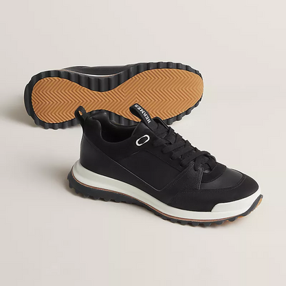 Men's Hermès Bouncing Black Sneakers