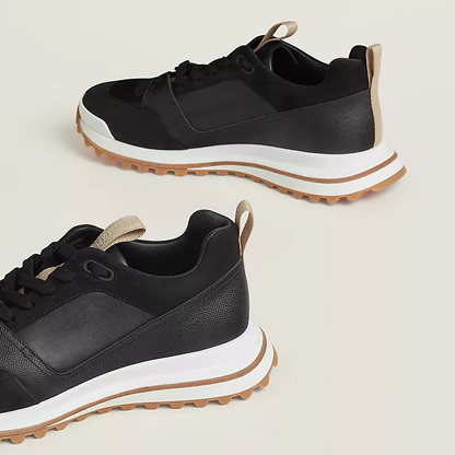 Men's Hermès Bouncing Black Sneakers