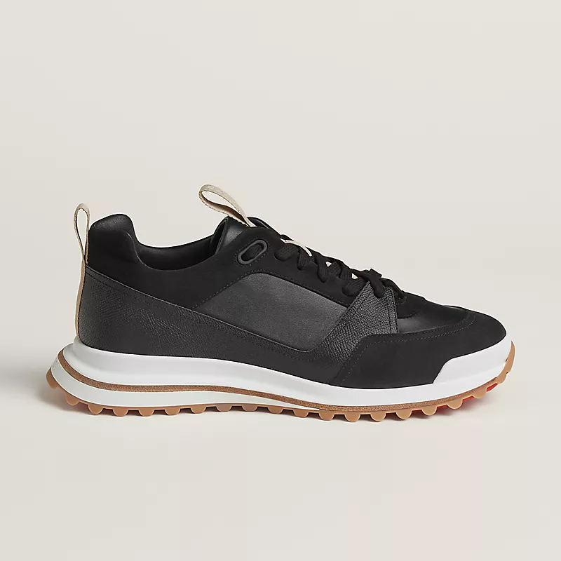 Men's Hermès Bouncing Black Sneakers