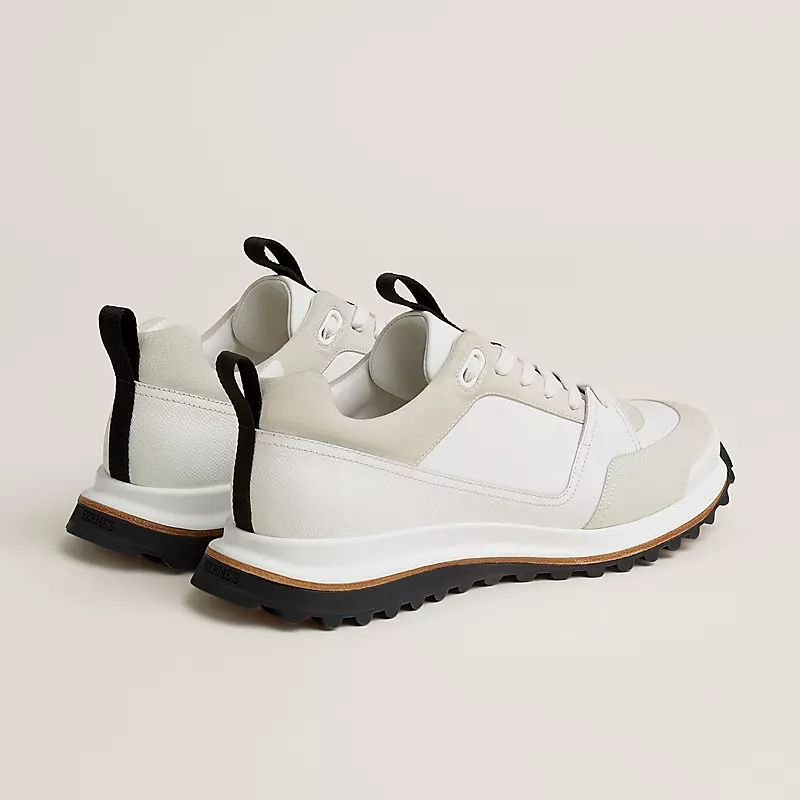 Men's Hermès Bouncing White Sneakers