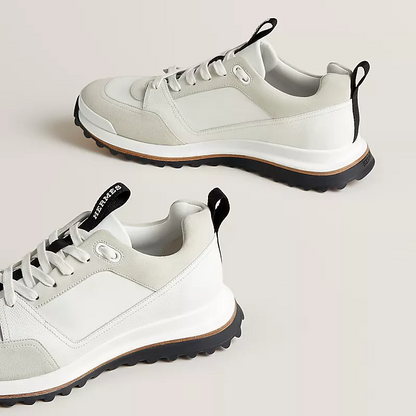 Men's Hermès Bouncing White Sneakers