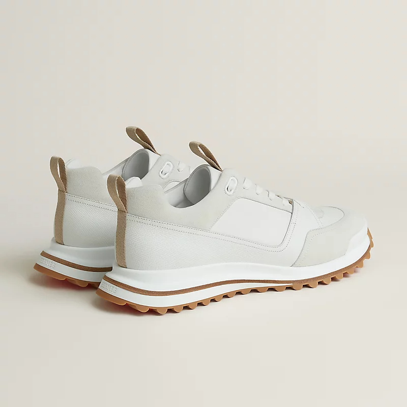 Men's Hermès Bouncing White Sneakers