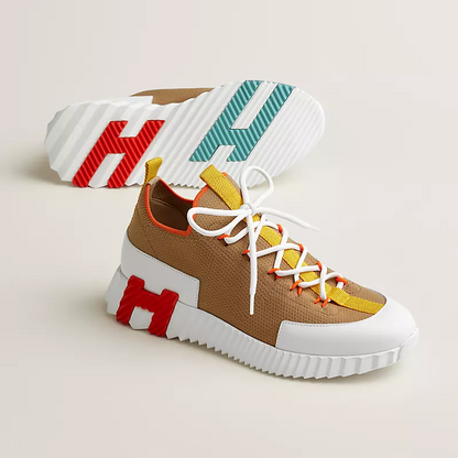 Men's Hermès Bouncing Multicolore Beige Sneakers