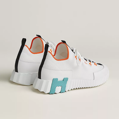 Men's Hermès Bouncing Multicolored White Sneakers