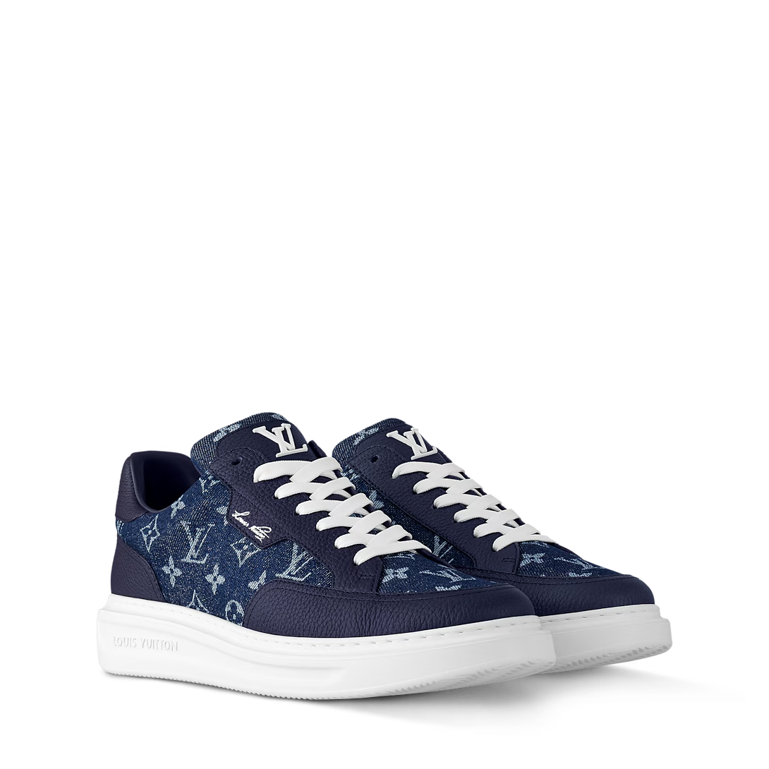 Men's Louis Vuitton Beverly Hills Blue Sneakers