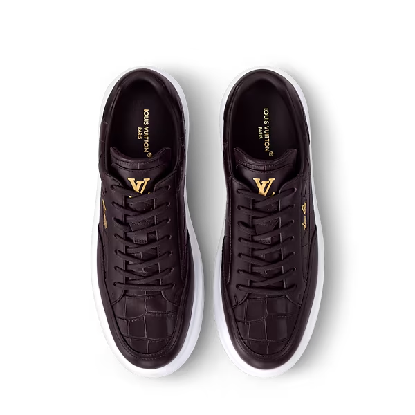 Men's Louis Vuitton Beverly Hills Trainer Moka Sneakers