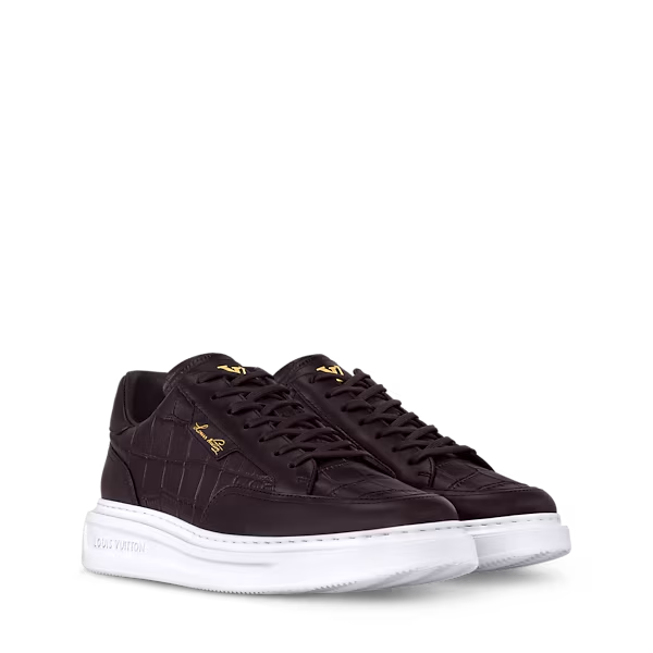 Men's Louis Vuitton Beverly Hills Trainer Moka Sneakers