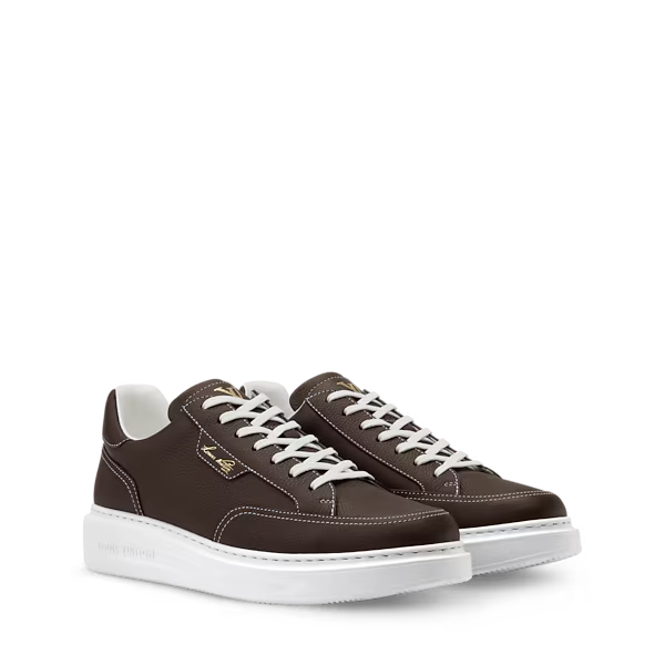 Men's Louis Vuitton Beverly Hills Maroon Sneaker