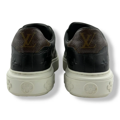 Men's Louis VuittonTime Out Black Monogram Sneakers