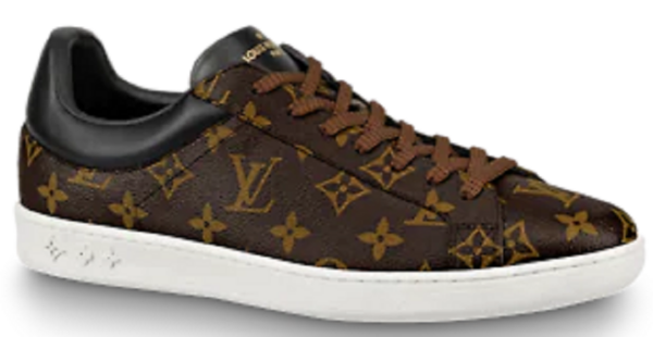 Men's Louis Vuitton Luxembourg Trainer Brown Sneakers