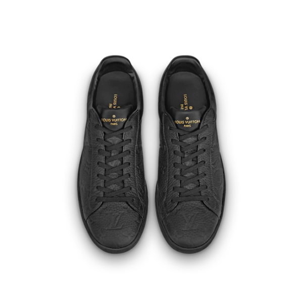 Men's Louis Vuitton Luxembourg Trainer Black Sneakers