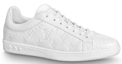 Men's Louis Vuitton Luxembourg Trainer White Sneakers