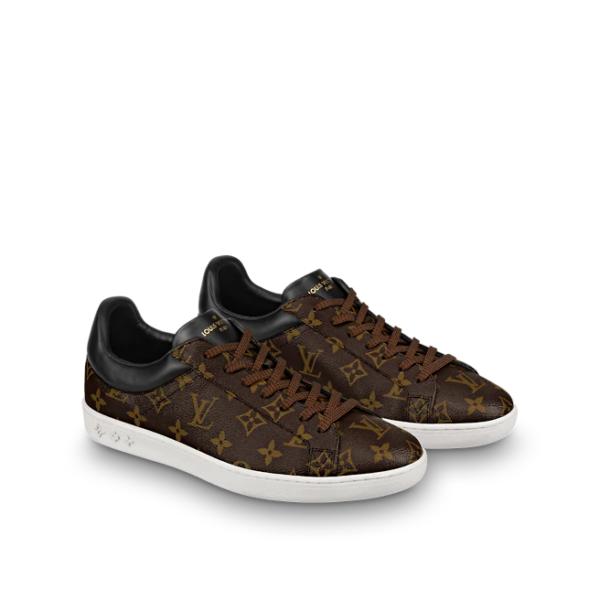 Men's Louis Vuitton Luxembourg Trainer Brown Sneakers