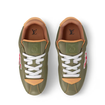 Men's Louis Vuitton BUTTERSOFT Khaki Sneakers