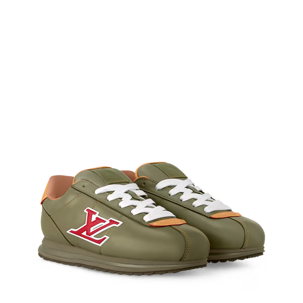 Men's Louis Vuitton BUTTERSOFT Khaki Sneakers