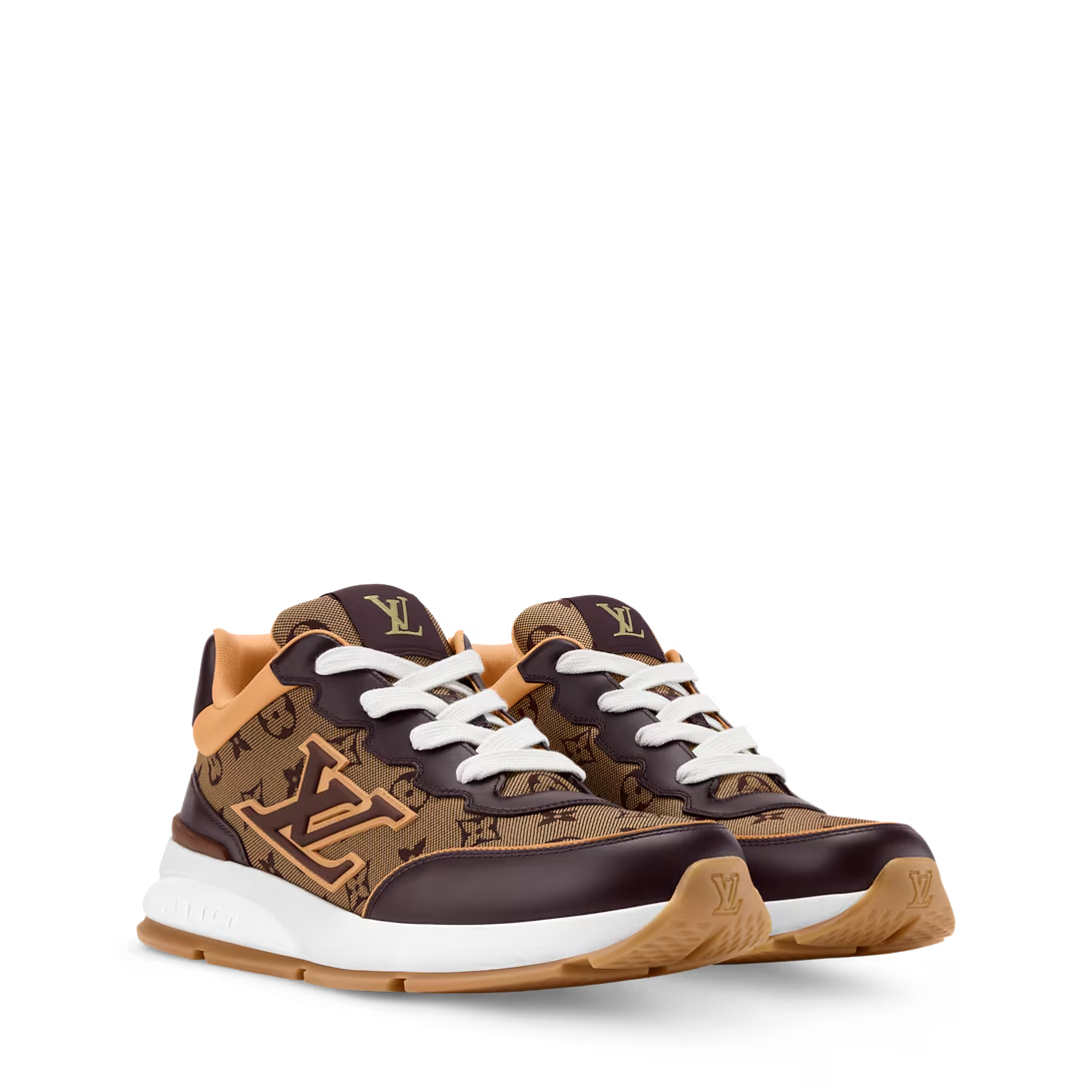 Men's Louis Vuitton Beverly Hills Brown Sneakers
