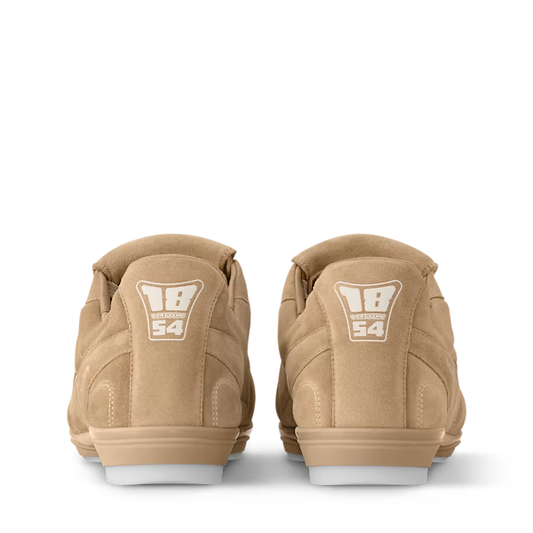 Men's Louis Vuitton Footprint Soccer Beige Sneakers
