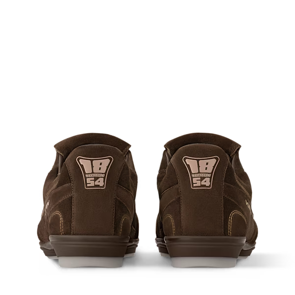 Men's Louis Vuitton Footprint Soccer Brown Sneakers