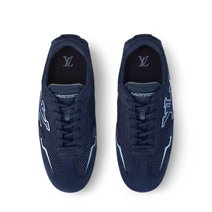 Men's Louis Vuitton Rally Marine Green Sneakers