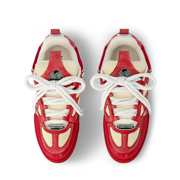 Men's Louis Vuitton Skate Red Sneakers