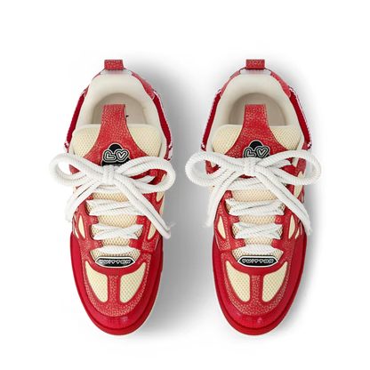 Men's Louis Vuitton Skate Red Sneakers