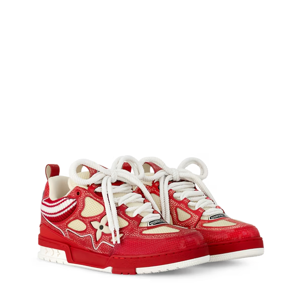 Men's Louis Vuitton Skate Red Sneakers