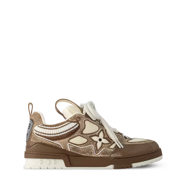 Men's Louis Vuitton Skate Brown Sneakers