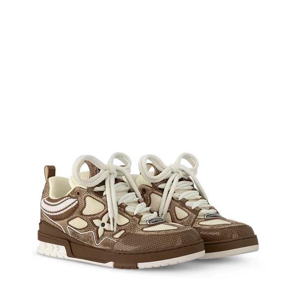 Men's Louis Vuitton Skate Brown Sneakers