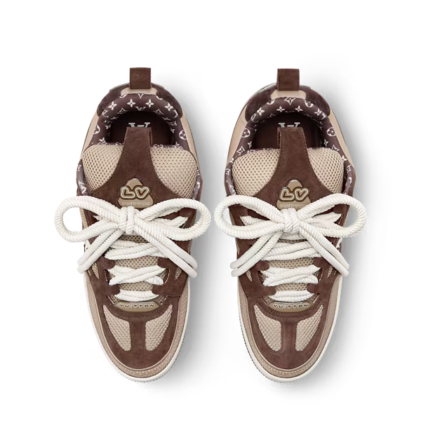 Men's Louis Vuitton Skate Marron Sneakers