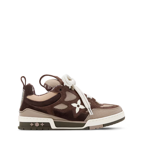 Men's Louis Vuitton Skate Marron Sneakers
