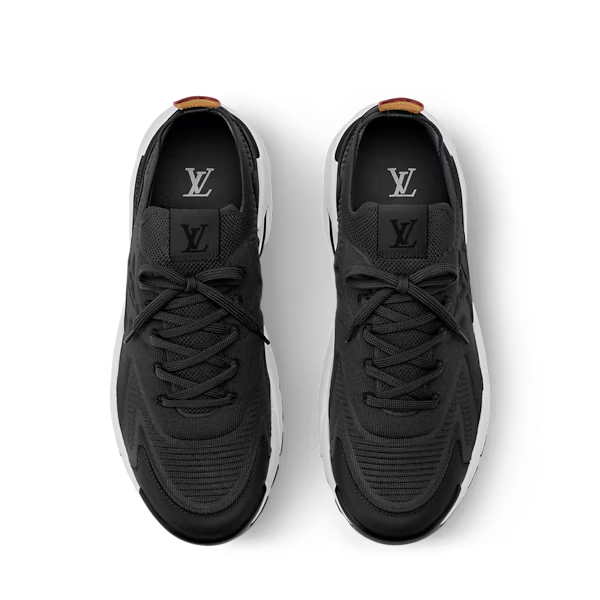 Men's Louis Vuitton Tatic Black White Sneakers