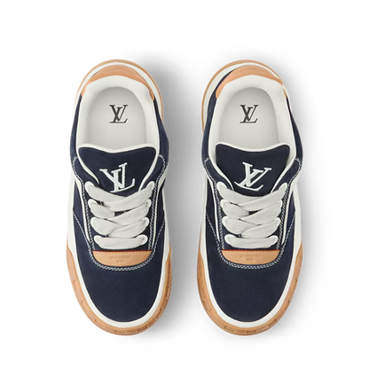 Men's Louis Vuitton Tilted Marine Blue Sneakers