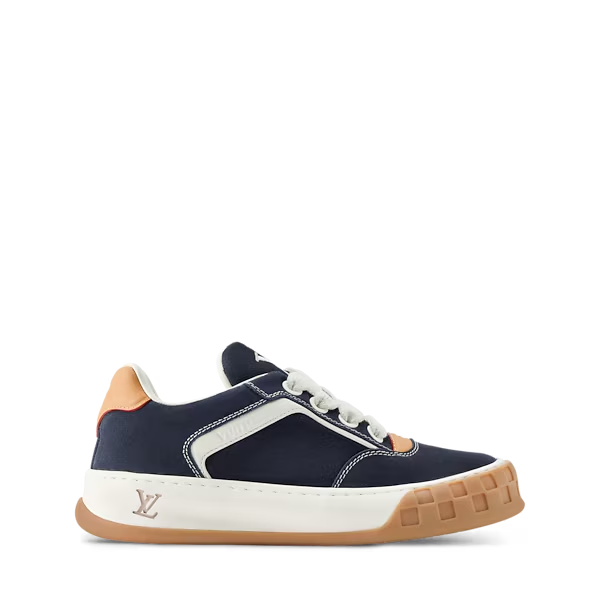 Men's Louis Vuitton Tilted Marine Blue Sneakers