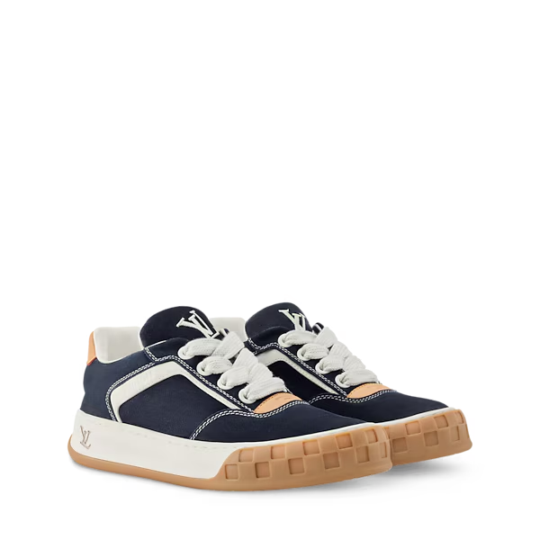 Men's Louis Vuitton Tilted Marine Blue Sneakers