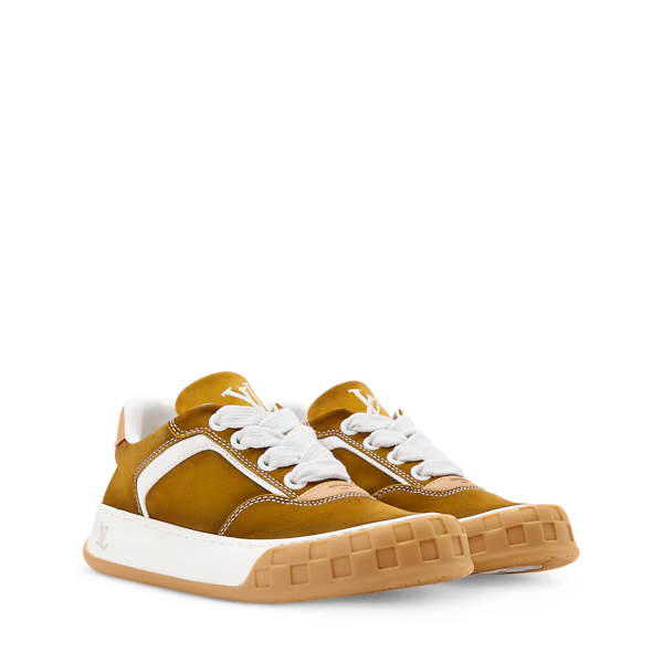 Men's Louis Vuitton Tilted Cognac Sneakers